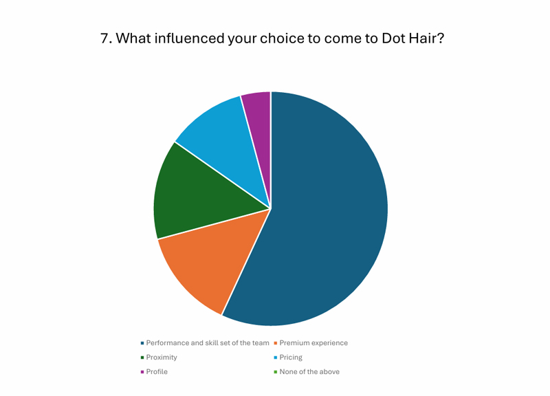 Dot Hair client survey insights 7