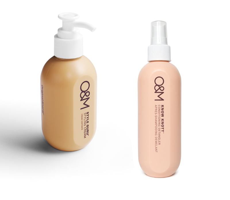 O&M Haircare Know Knott and Style Guru products