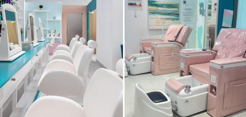 Refresh Hair & Beauty Bar salon interior images