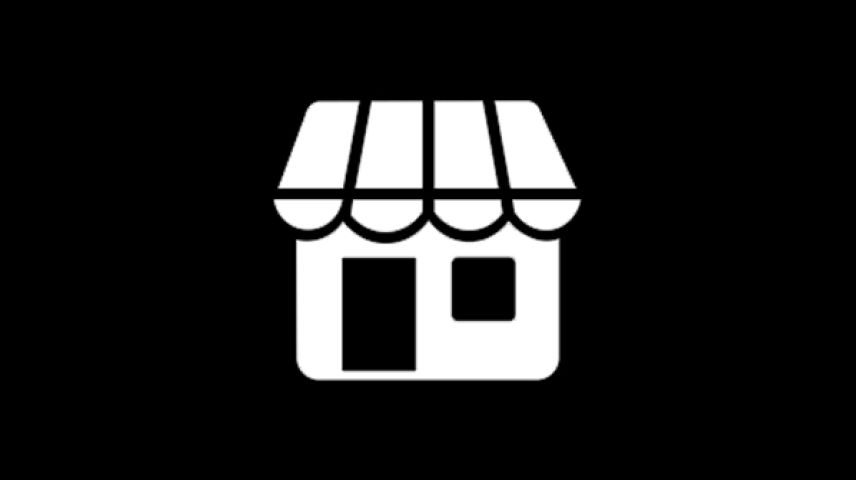 White shop icon