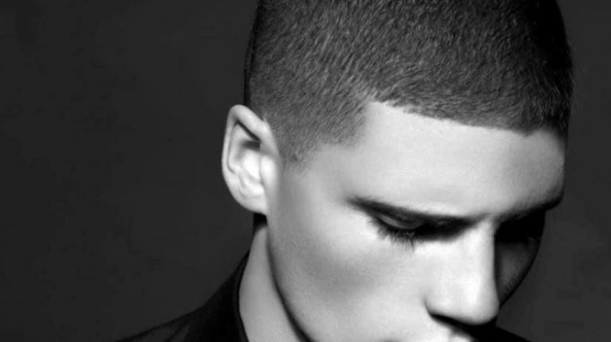 Man with buzz cut